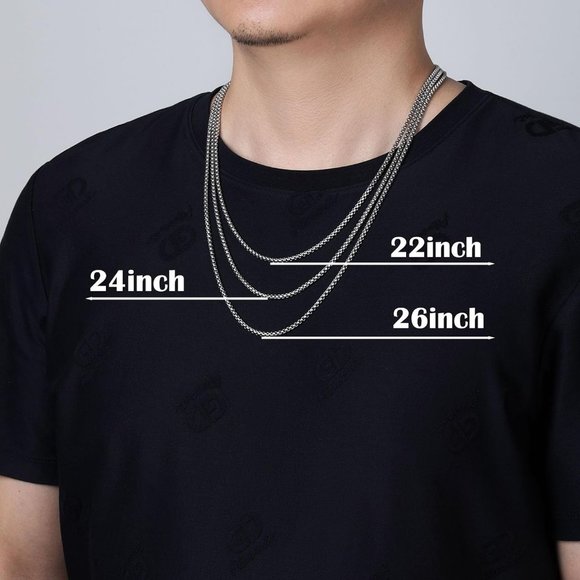 Men Stainless Steel Crucifix Cross Jesus Christ Pendant Necklace - Picture 5 of 9